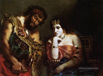  Romantique Art - Cléopâtre et le paysan romantique Eugène Delacroix